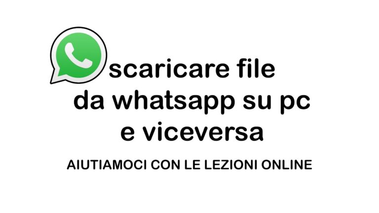 Da WhatsApp a PC: La Guida Definitiva per Trasferire File in Modo Semplice!