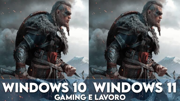 Windows 10 vs 11 per il gaming: Qual è la scelta migliore?