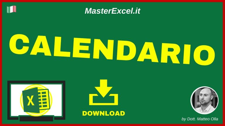 Il calendario perpetuo in Excel: come personalizzarlo e rendere ogni giorno unico