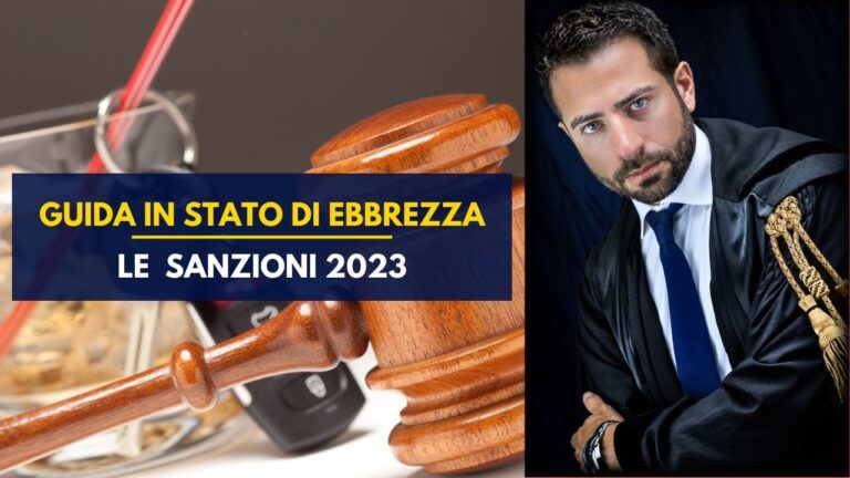 Sanzioni per guida in stato di ebbrezza: cosa rischi se superi il limite di alcolemia