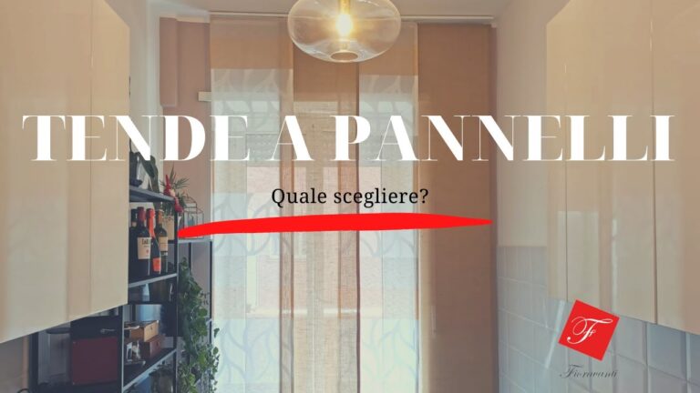 Differenze tra tende a pannello e a pacchetto